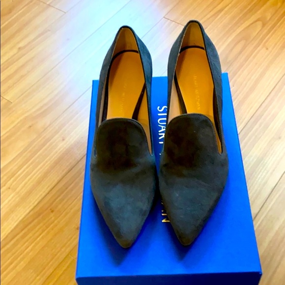 Stuart Wiseman Suede Arkymid Heel - Picture 2 of 5